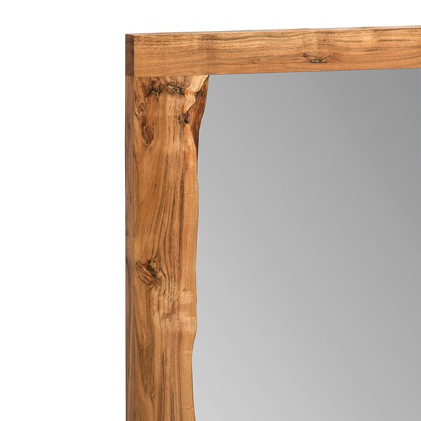 Alaterre Furniture Alpine Natural Live Edge Wood 48" Mirror - AWAA1420