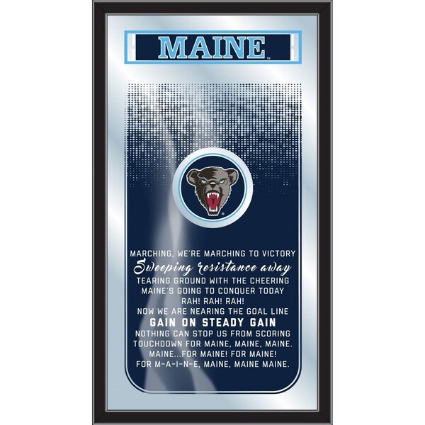 Holland Bar Stool Co Maine 26" x 15" Fight Song Mirror - MFGHTMAINEU