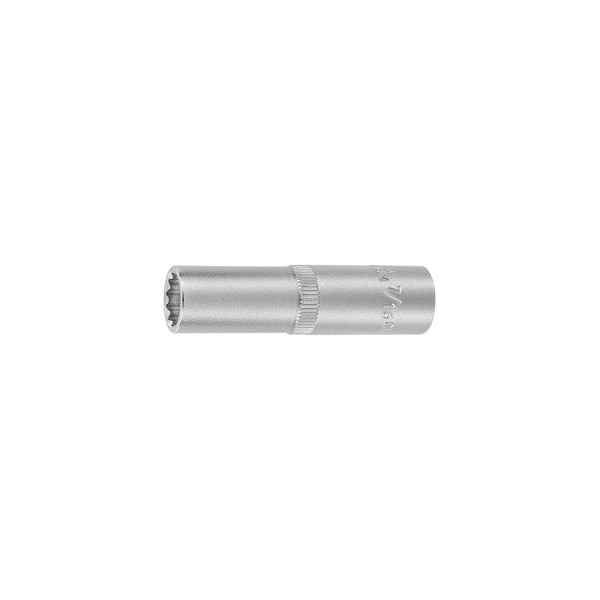 Holex 3/8 inch Drive Socket, 12 pt, Deep, 7/16 inch - 637322 7/16