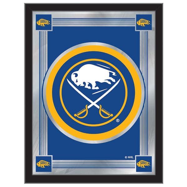 Holland Bar Stool Co Buffalo Sabres 17" x 22" Logo Mirror - MLOGOBUFSAB