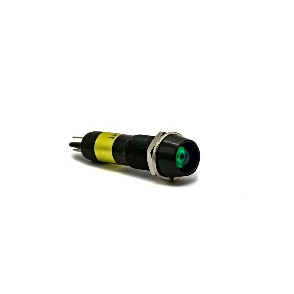 Dialight 9mm Pmi Verde 12V Carcasa Negra - 609-2222-130F