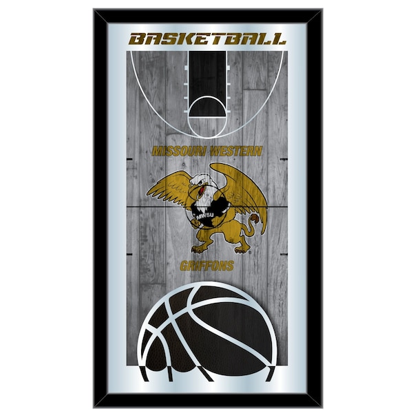 Holland Bar Stool Co Missouri Western State 15" x 26" Basketball Mirror - MBSKTMOWST