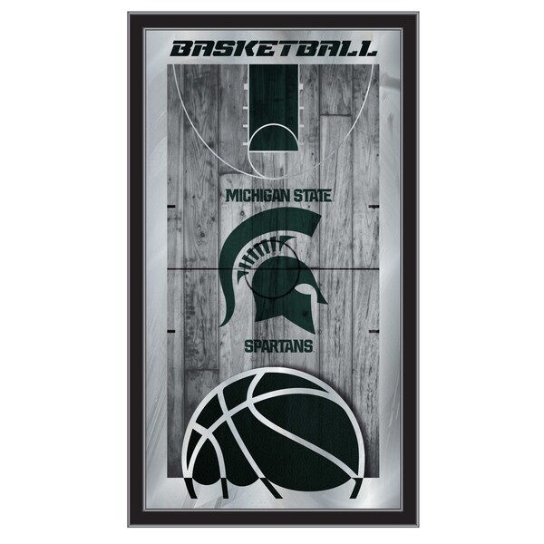 Holland Bar Stool Co Michigan State 15" x 26" Basketball Mirror - MBSKTMICHST