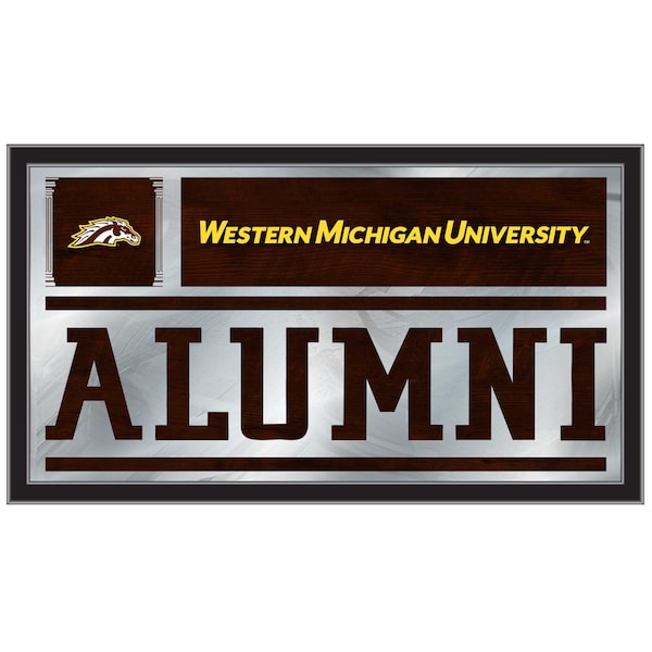 Holland Bar Stool Co Western Michigan 26" x 15" Alumni Mirror - MALUMWESTMI