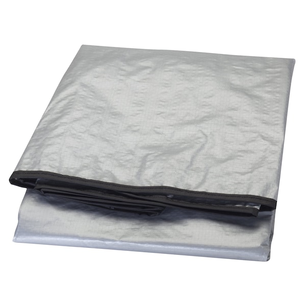 M-D Building Products Large Silver Air Conditioning Cover for Window Units - 87619