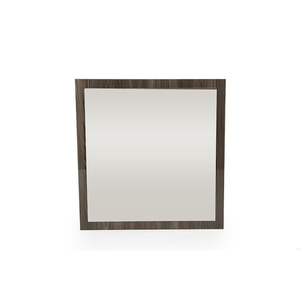 Homeroots Italian Modern Mirror - Grey - 282566