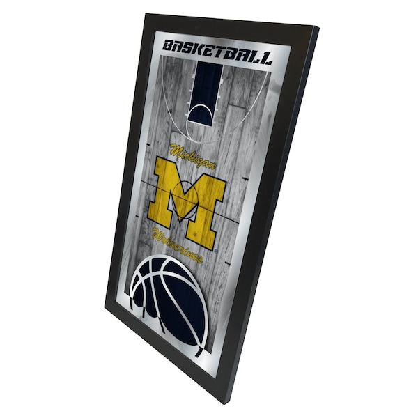Holland Bar Stool Co Michigan 15" x 26" Basketball Mirror - MBSKTMICHUN