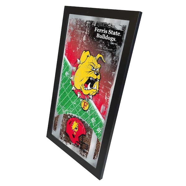 Holland Bar Stool Co Ferris State University 15" x 26" Football Mirror - MFTBLFERRST