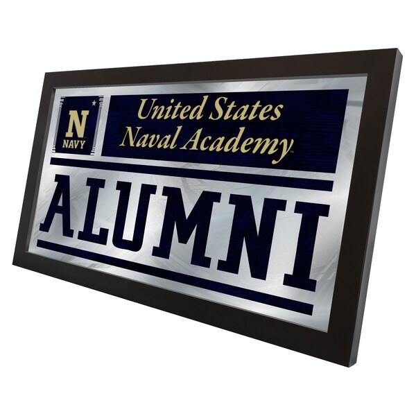 Holland Bar Stool Co US Naval Academy NAVY 26" x 15" Alumni Mirror - MALUMUSNAVA