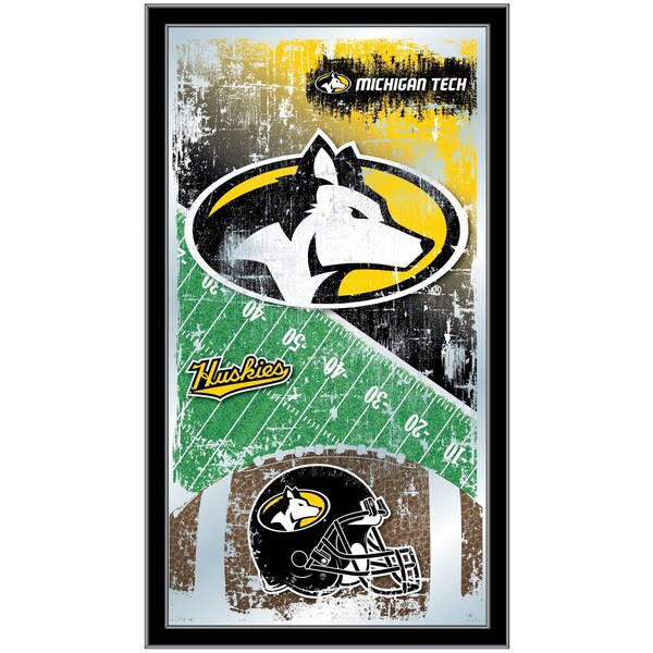 Holland Bar Stool Co Michigan Tech 15" x 26" Football Mirror - MFTBLMITECH