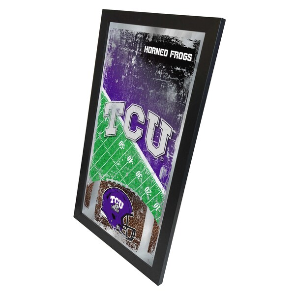 Holland Bar Stool Co TCU 15" x 26" Football Mirror - MFTBLTEXCHR