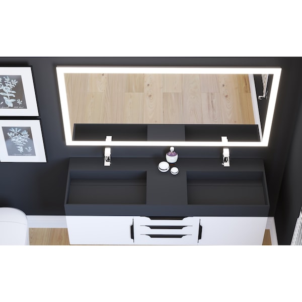 Castello Usa Smart Angelina 60 x 30 LED Smart Mirror with Voice Commands - CB-SM432-60-30