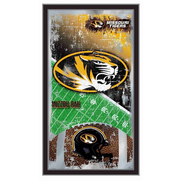 Holland Bar Stool Co Missouri 15" x 26" Football Mirror - MFTBLMIZZOU