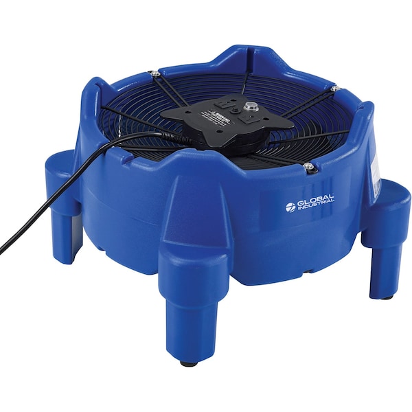Global Industrial Vertical Floor Dryer/Blower, 1 Speed, 1/4 HP, 2800 CFM - 641769