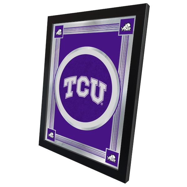 Holland Bar Stool Co TCU 17" x 22" Logo Mirror - MLOGOTEXCHR