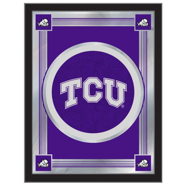 Holland Bar Stool Co TCU 17" x 22" Logo Mirror - MLOGOTEXCHR