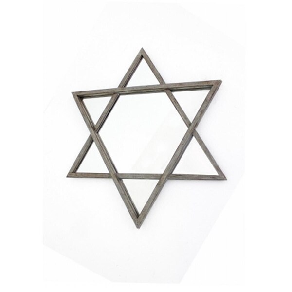 Teton Home Wall Mirror - 6 Point Star Of David Design - WD-141