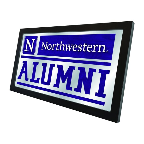 Holland Bar Stool Co Northwestern 26" x 15" Alumni Mirror - MALUMNTHWST