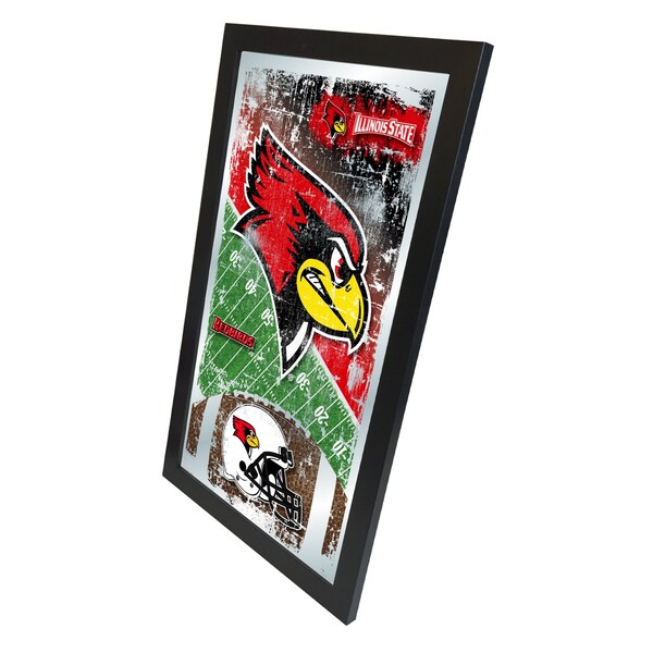 Holland Bar Stool Co Illinois State 15" x 26" Football Mirror - MFTBLILLSTU
