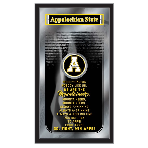 Holland Bar Stool Co Appalachian State 26" x 15" Fight Song Mirror - MFGHTAPPSTU