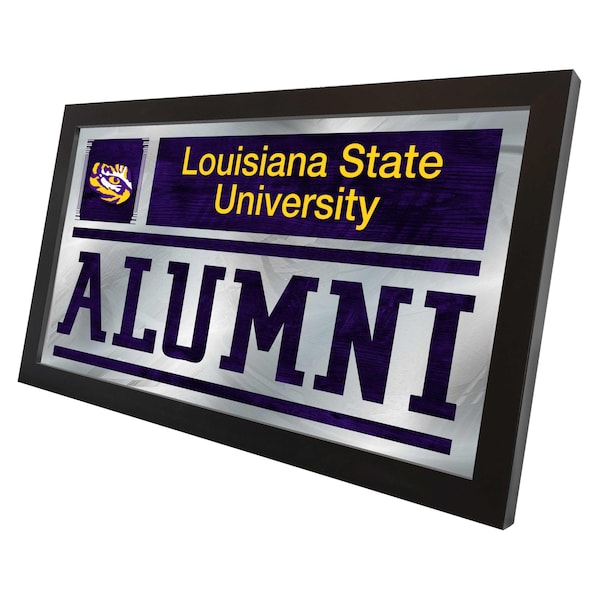 Holland Bar Stool Co Louisiana State 26" x 15" Alumni Mirror - MALUMLASTUN