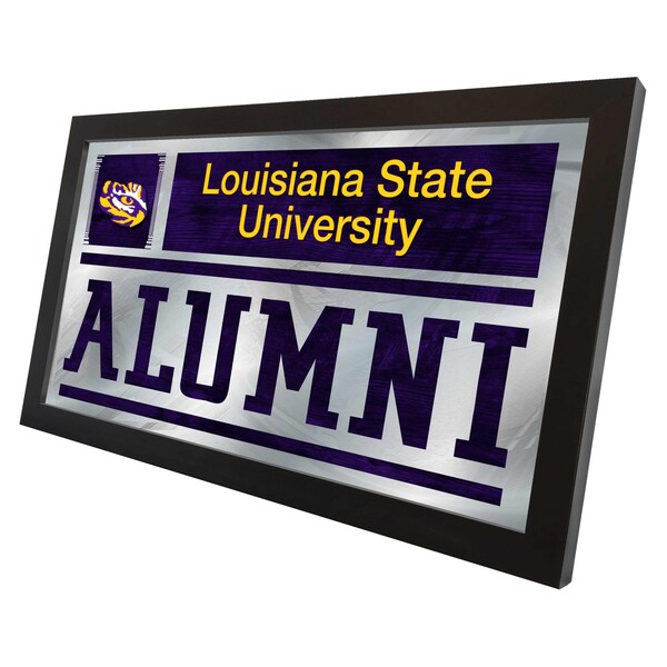 Holland Bar Stool Co Louisiana State 26" x 15" Alumni Mirror - MALUMLASTUN