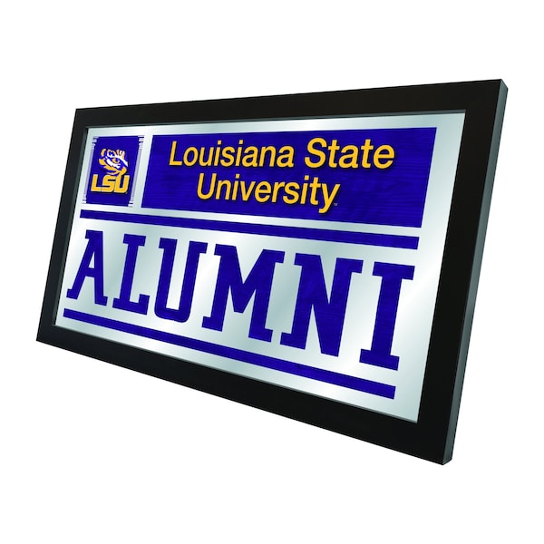 Holland Bar Stool Co Louisiana State 26" x 15" Alumni Mirror - MALUMLASTUN