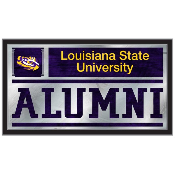 Holland Bar Stool Co Louisiana State 26" x 15" Alumni Mirror - MALUMLASTUN