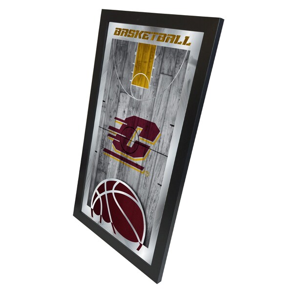 Holland Bar Stool Co Central Michigan 15" x 26" Basketball Mirror - MBSKTCENMIC