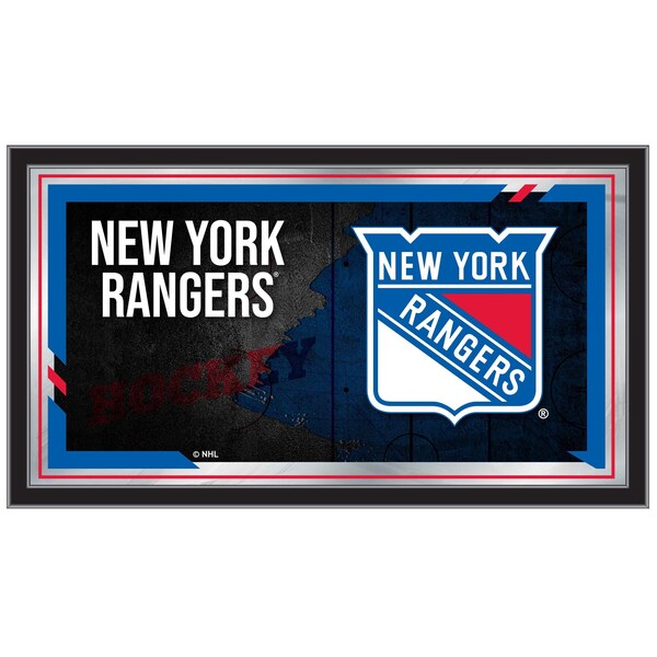 Holland Bar Stool Co New York Rangers 15" x 26" Hockey Collector Mirror by Holland Bar Stool Company - MCOLNYRANG