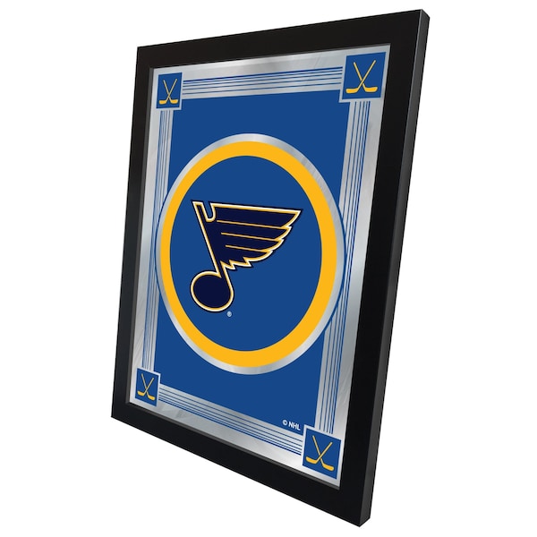Holland Bar Stool Co St Louis Blues 17" x 22" Logo Mirror - MLOGOSTLBLU