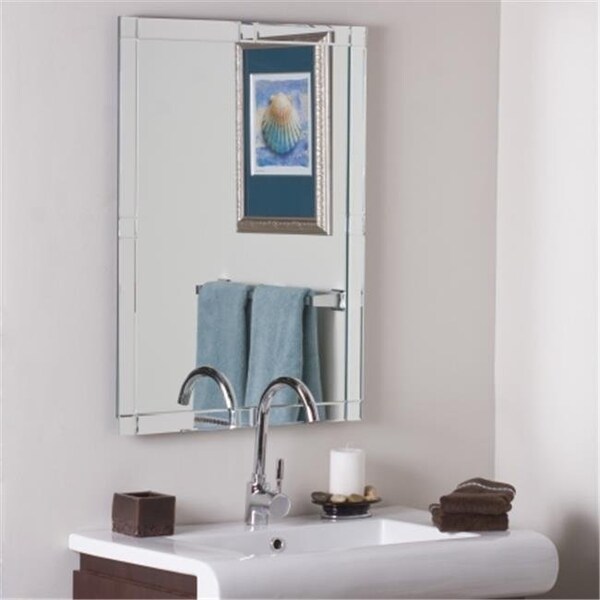 Decor Wonderland Decor Wonderland SSM414 Frameless Beveled Kinana Mirror - SSM414
