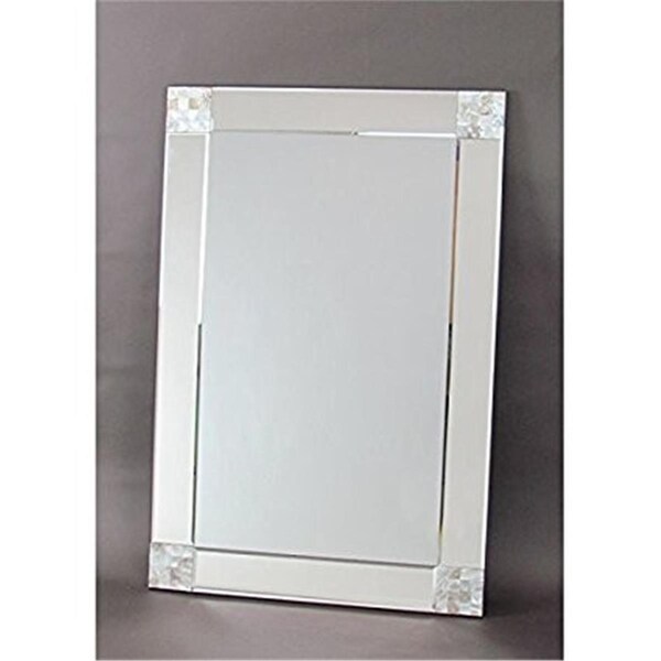 Wayborn Pebble Shell Mother of Pearl Beveled Accent Mirror - MR331