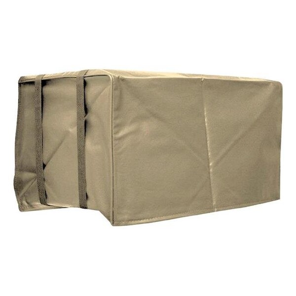 Fast Fans 21 x 29 in. PVC Tan Square Indoor Window Air Conditioner Exterior Cover - FA881049