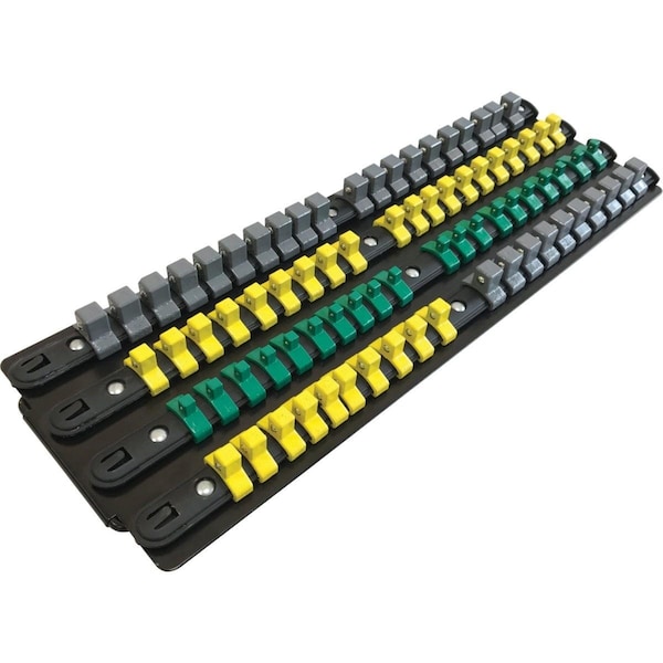 Channellock 1/4 In., 3/8 In., 1/2 In. Steel/Nylon Socket Holder Tray - A99158001009