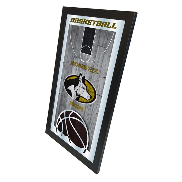 Holland Bar Stool Co Michigan Tech 15" x 26" Basketball Mirror - MBSKTMITECH