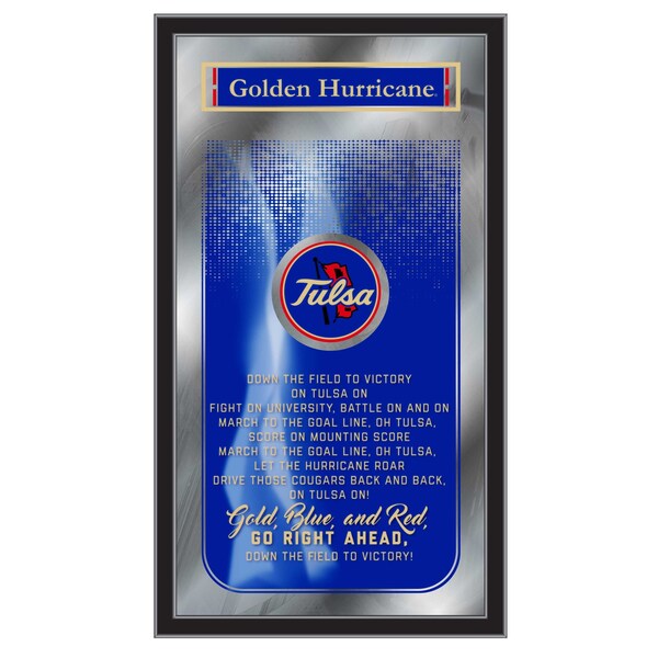 Holland Bar Stool Co Tulsa 26" x 15" Fight Song Mirror - MFGHTTULSAU