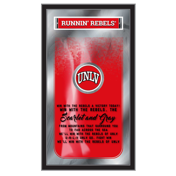 Holland Bar Stool Co UNLV 26" x 15" Fight Song Mirror - MFGHTUNEVLV