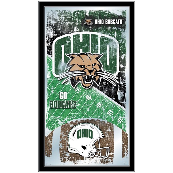 Holland Bar Stool Co Ohio University 15" x 26" Football Mirror - MFTBLUNIVOH