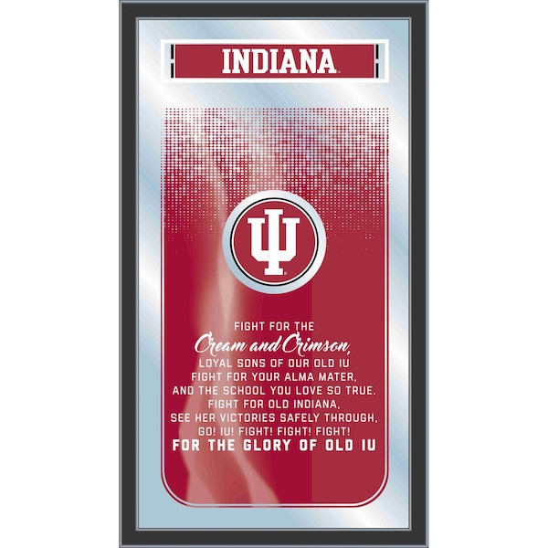 Holland Bar Stool Co Indiana 26" x 15" Fight Song Mirror - MFGHTINDNAU