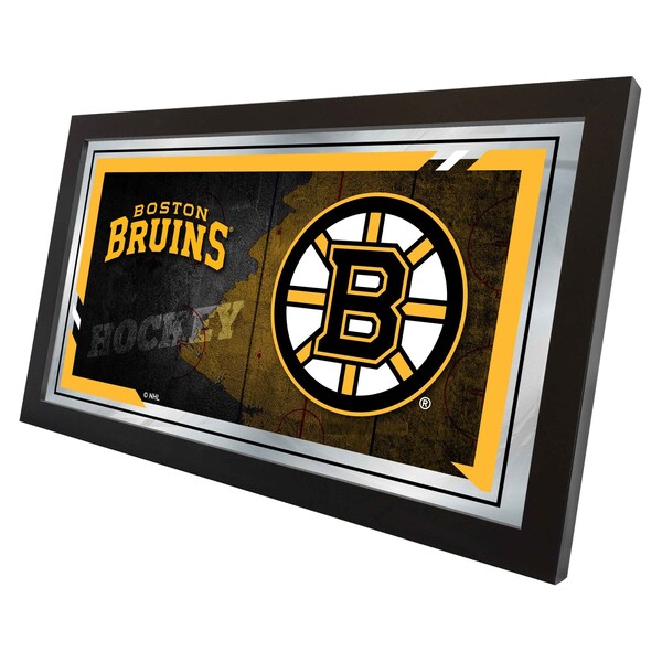 Holland Bar Stool Co Boston Bruins 15" x 26" Hockey Collector Mirror by Holland Bar Stool Company - MCOLBOSBRU
