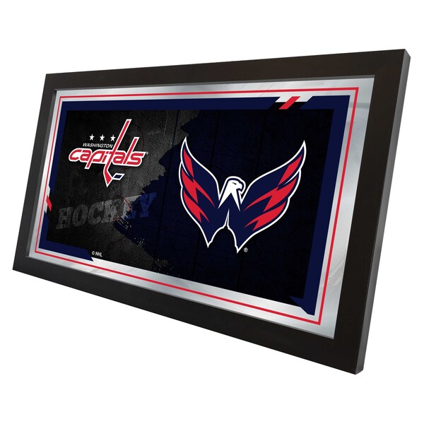 Holland Bar Stool Co Washington Capitals 15" x 26" Hockey Collector Mirror by Holland Bar Stool Company - MCOLWSHCAP