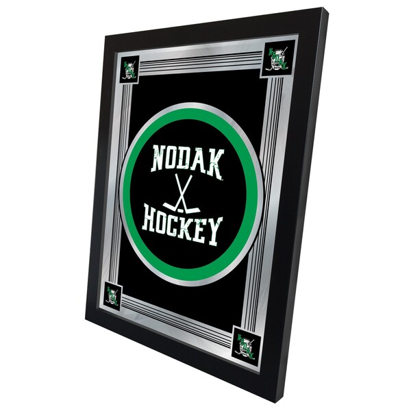 Holland Bar Stool Co North Dakota Hockey 17" x 22" Logo Mirror - MLOGONORDAKHKY