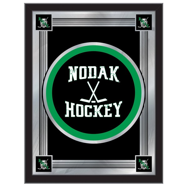 Holland Bar Stool Co North Dakota Hockey 17" x 22" Logo Mirror - MLOGONORDAKHKY