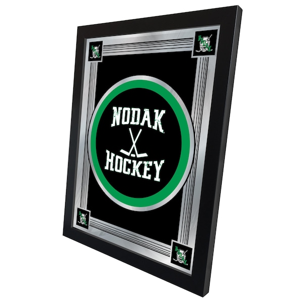 Holland Bar Stool Co North Dakota Hockey 17" x 22" Logo Mirror - MLOGONORDAKHKY