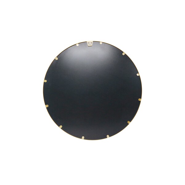 Flash Furniture 20" Round Gold Metal Framed Accent Wall Mirror - HFKHD-0GD-CRE8-291315-GG