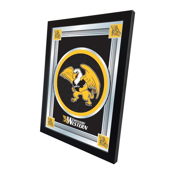Holland Bar Stool Co Missouri Western State 17" x 22" Logo Mirror - MLOGOMOWST