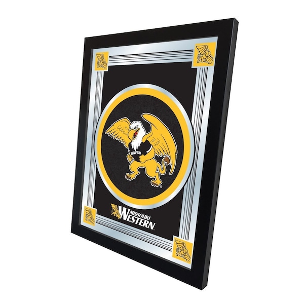 Holland Bar Stool Co Missouri Western State 17" x 22" Logo Mirror - MLOGOMOWST