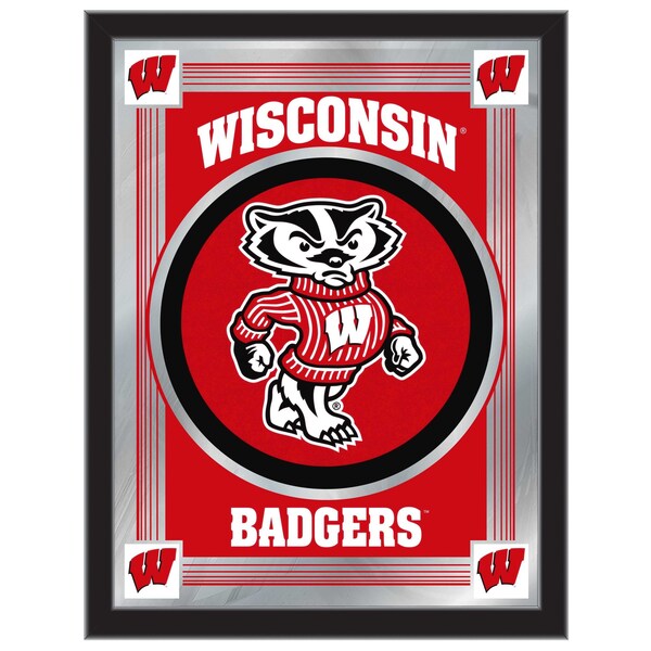 Holland Bar Stool Co Wisconsin "Badger" 17" x 22" Logo Mirror - MLOGOWI-BDG