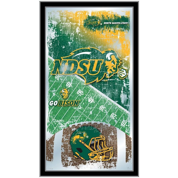 Holland Bar Stool Co North Dakota State 15" x 26" Football Mirror - MFTBLNDAKST